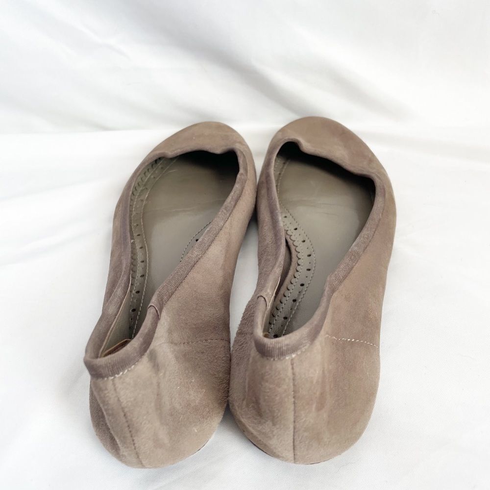 Brooks Brothers Brown Suade Flats Size 7 - Picture 3 of 5